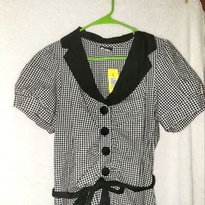 Retro Torrid gingham dress size 12